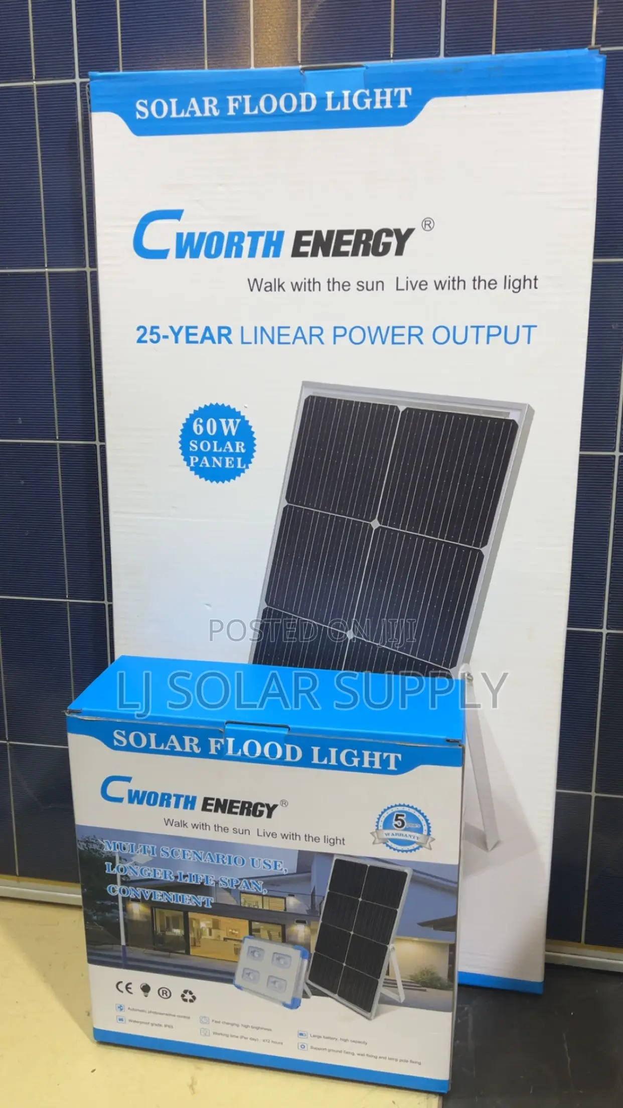 Cworth Solar Flood Light.60W
