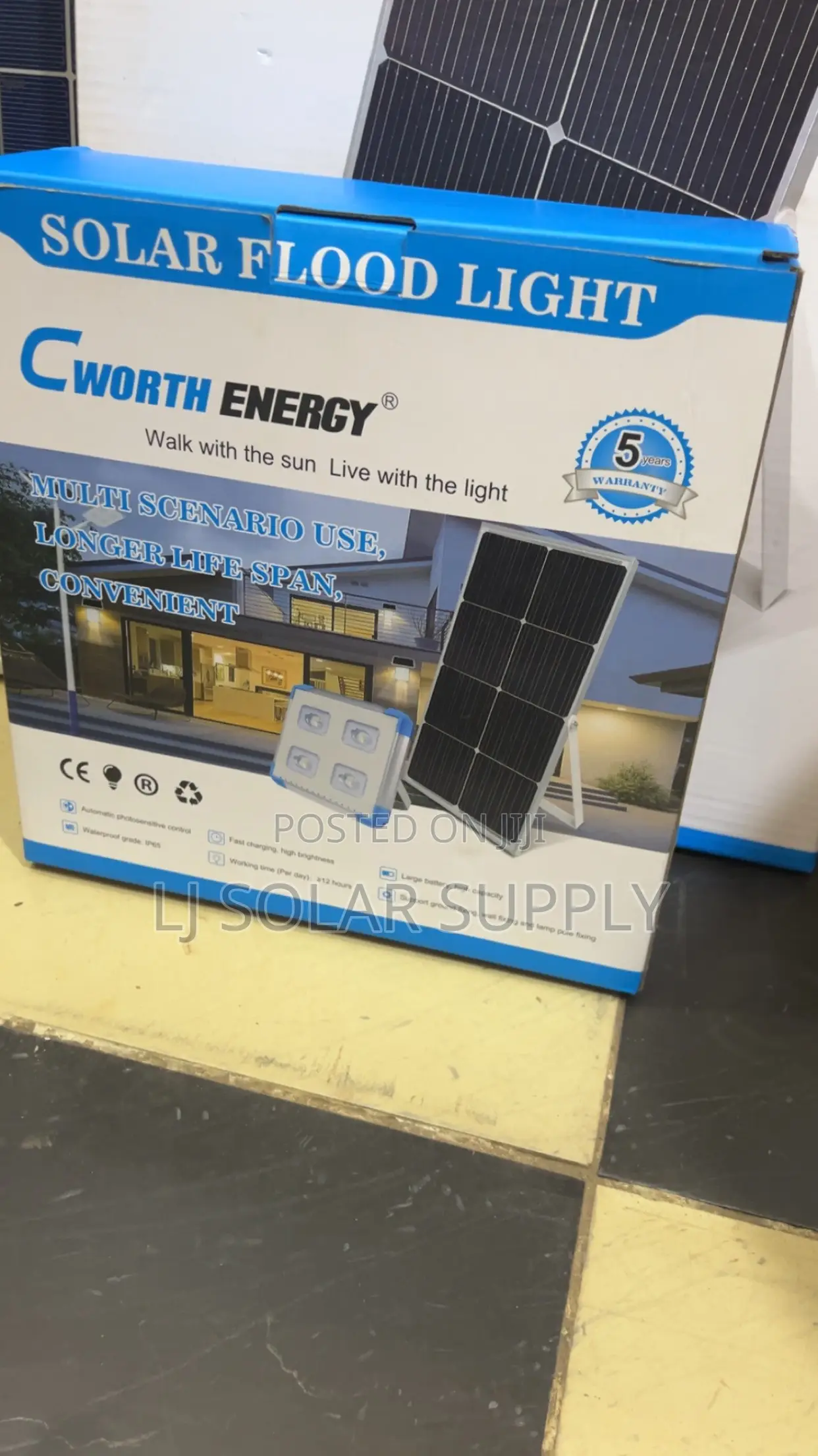 Cworth Solar Flood Light.60W