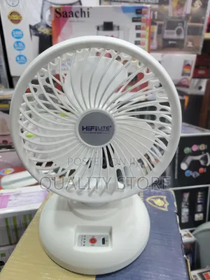 Rechargeable Mini Table Fan Hi Fi Lite