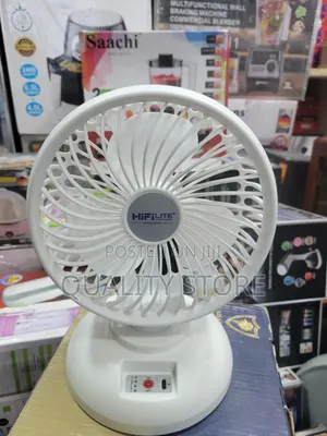 Rechargeable Mini Table Fan Hi Fi Lite