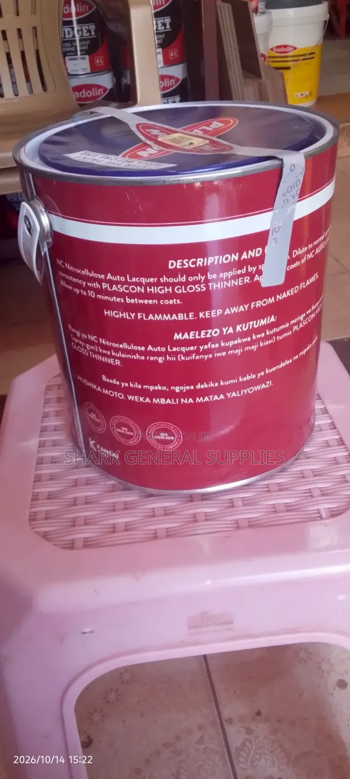 NC Paint Plascon 4liters