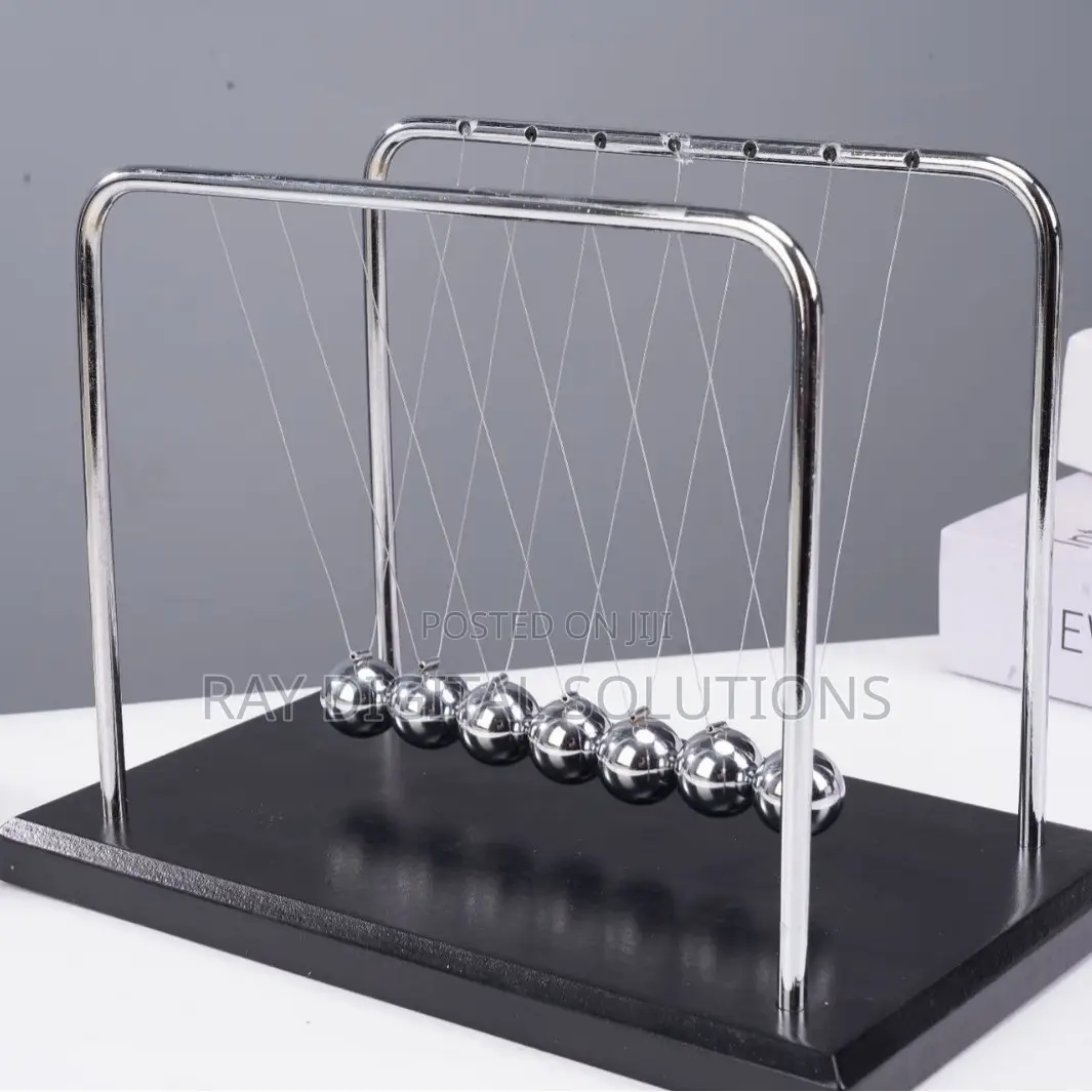 Newton's Cradle Balls Physics Pendulum Desk Newton's Law Demonstratio