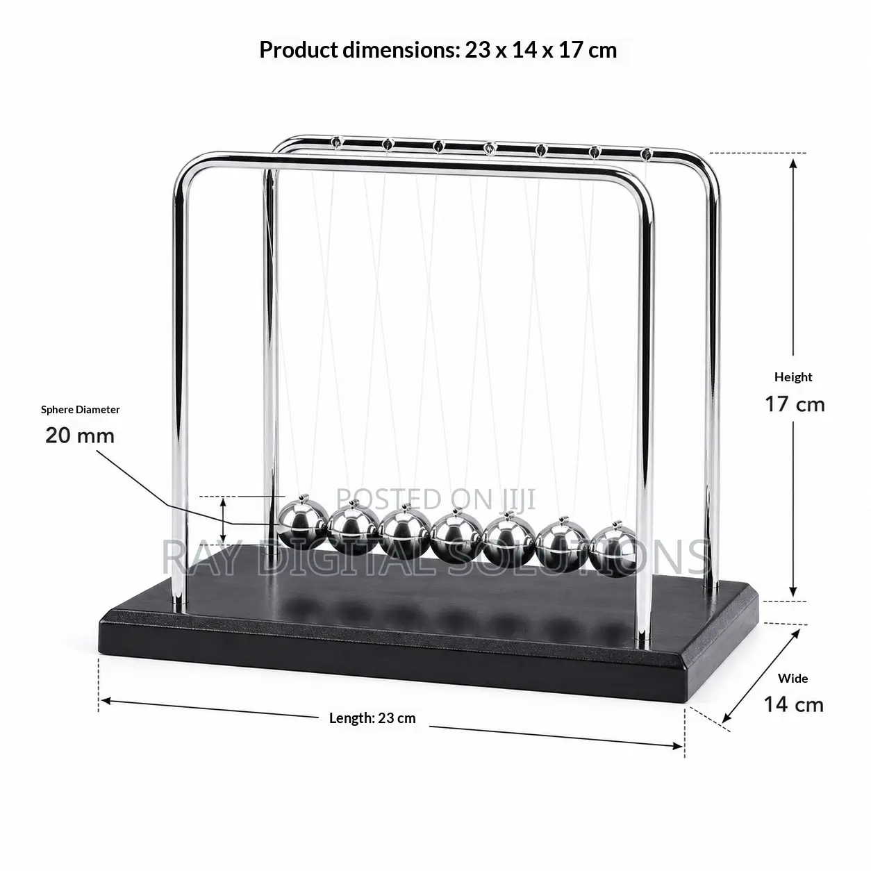 Newton's Cradle Balls Physics Pendulum Desk Newton's Law Demonstratio