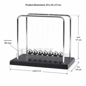 Newton's Cradle Balls Physics Pendulum Desk Newton's Law Demonstratio