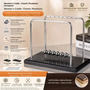 Newton's Cradle Balls Physics Pendulum Desk Newton's Law Demonstratio
