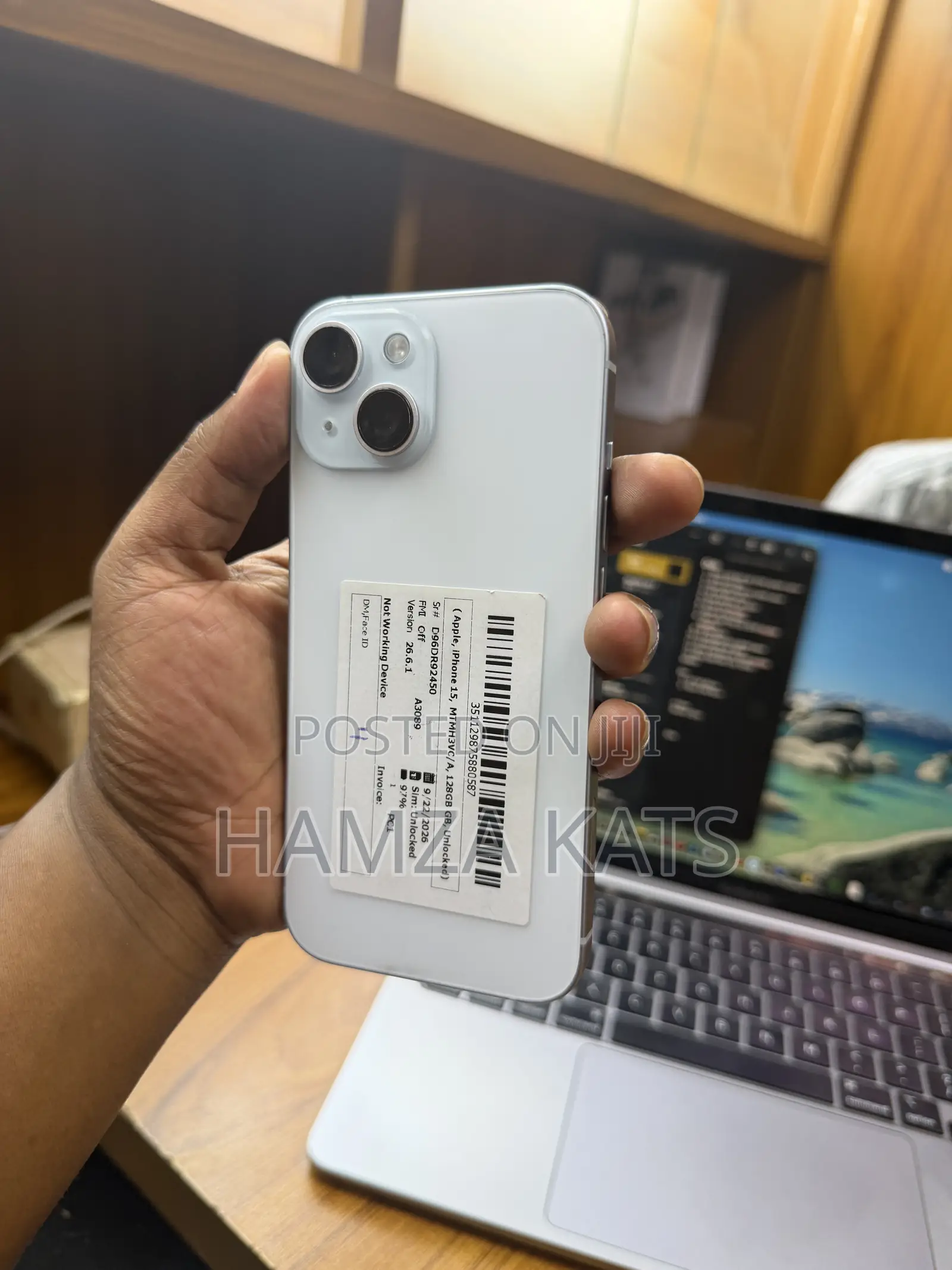 Apple iPhone 15 128 GB Blue