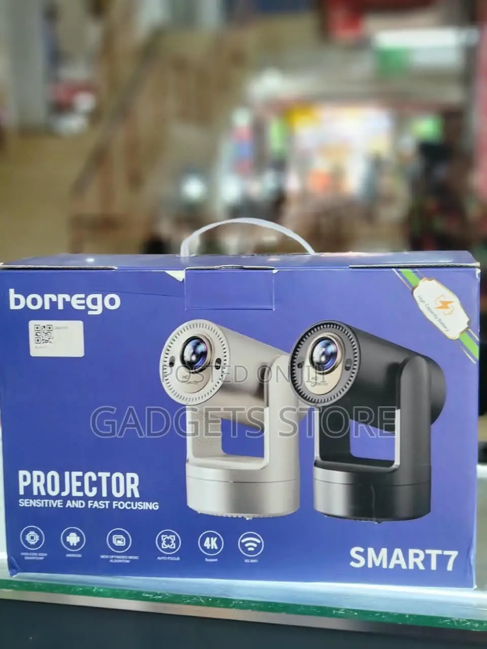 Borrego Smart 7 (Smart7) Portable Smart Projector