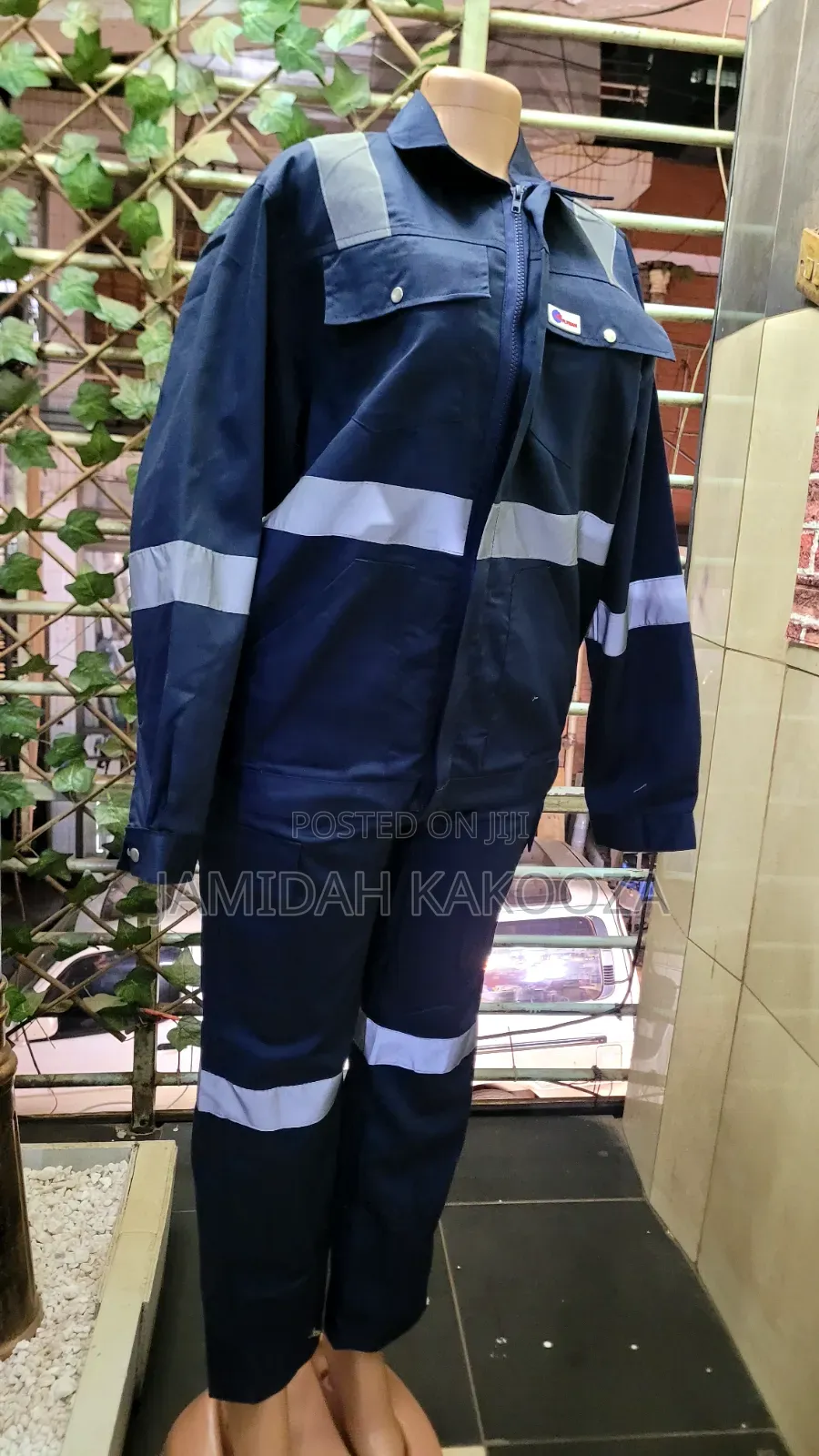 Shirt and Trousers With Reflectors