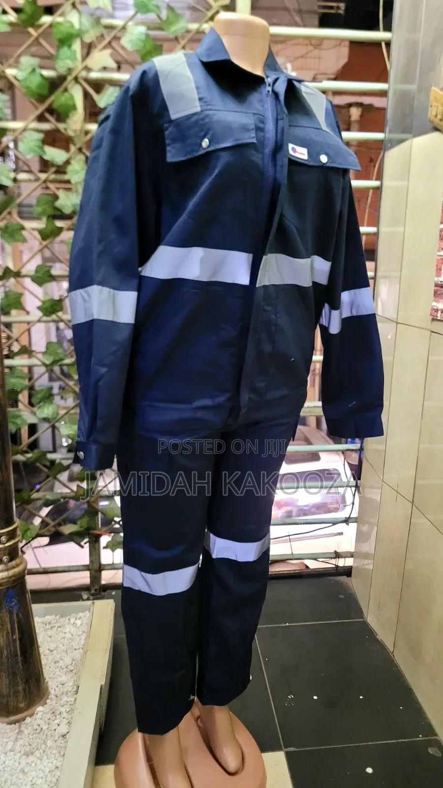 Shirt and Trousers With Reflectors