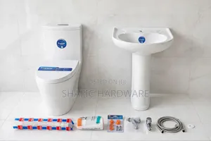 Toilet With Basin Completely Sets With Accessories Frencia Good Qualit