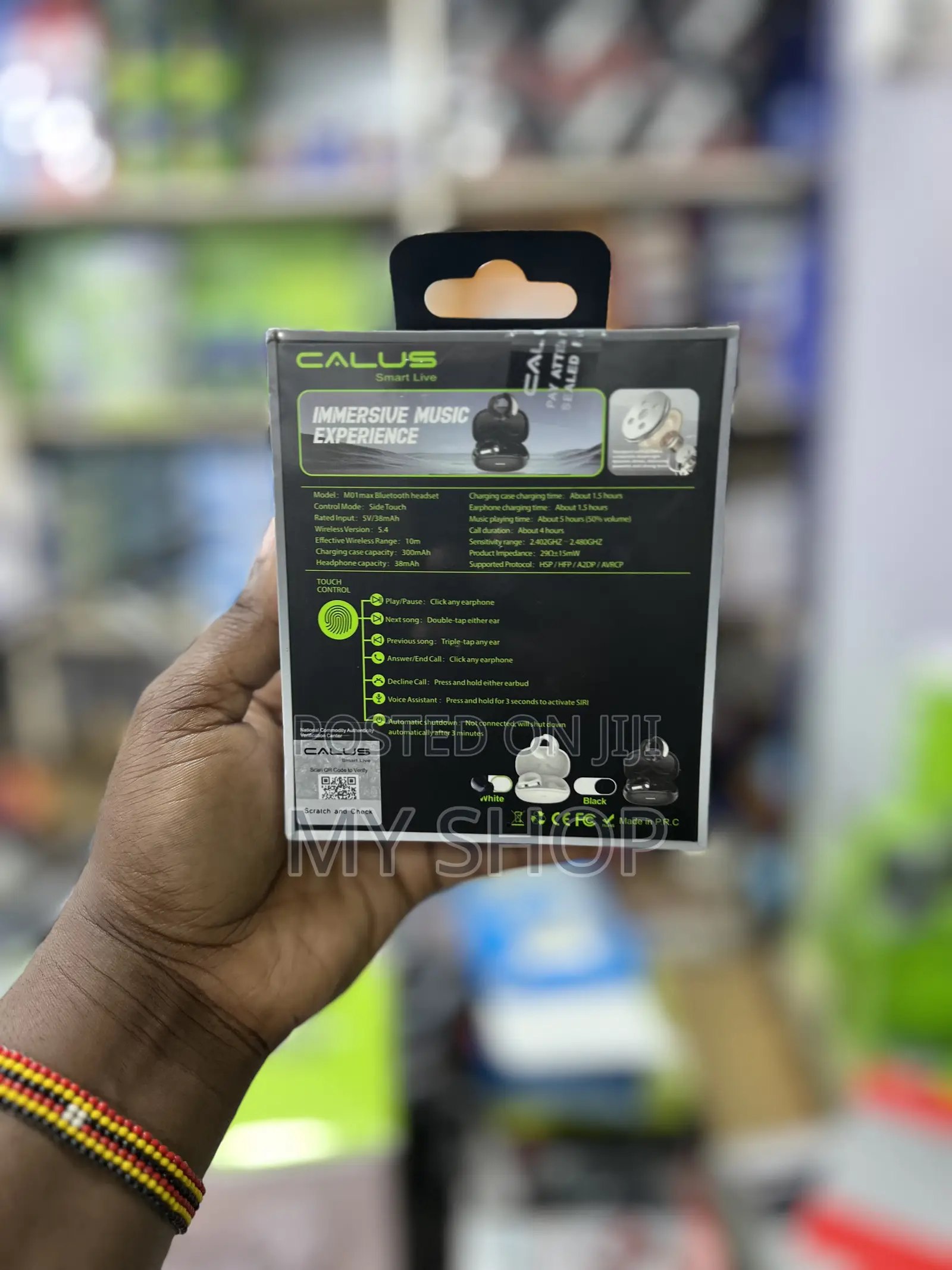 Calus Clip -on Earbuds — M01max
