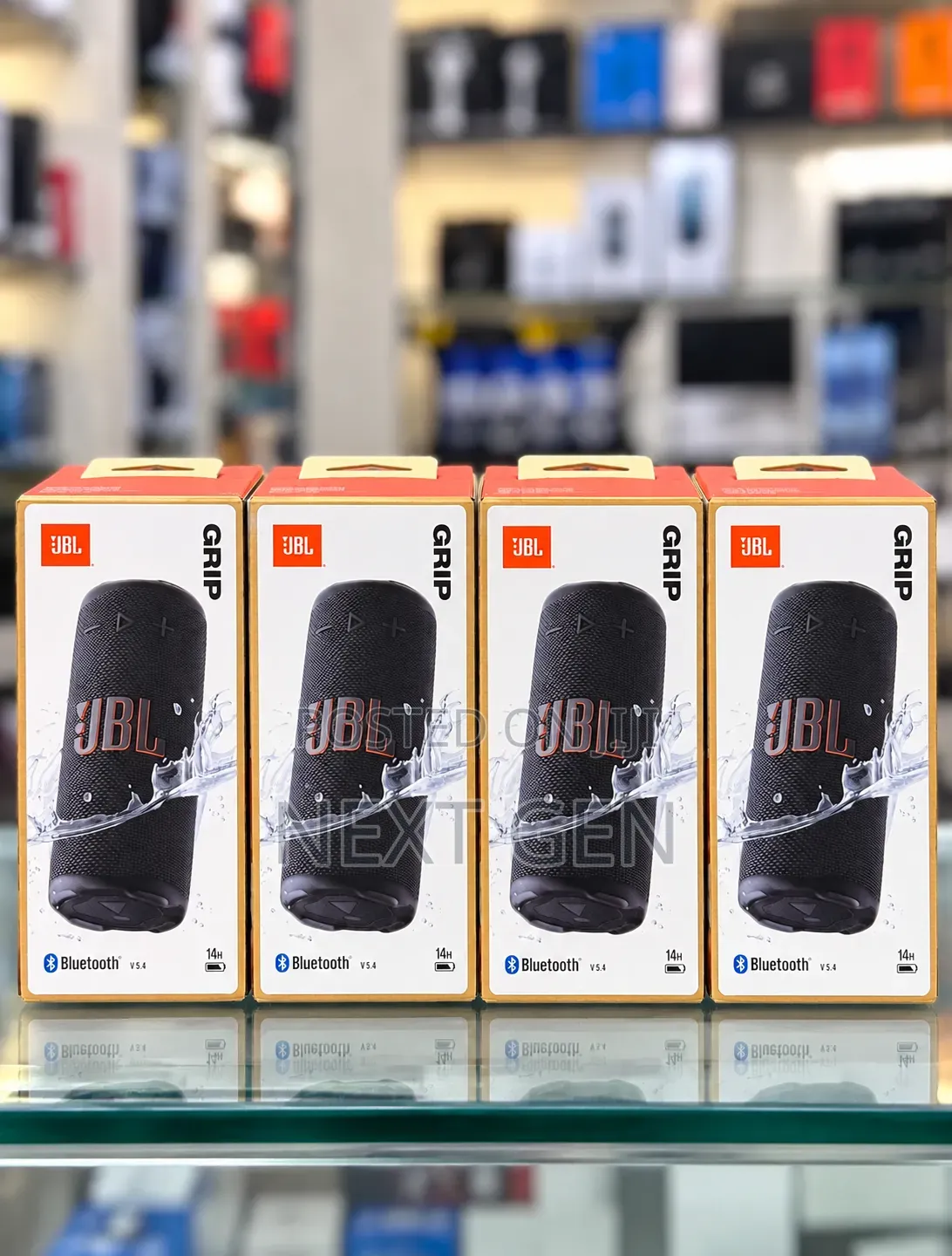 JBL GRIP Portable Bluetooth Speaker – Original Box | 14H Battery