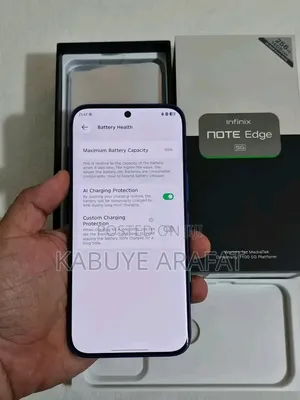 New Infinix Note Edge 256 GB Silver