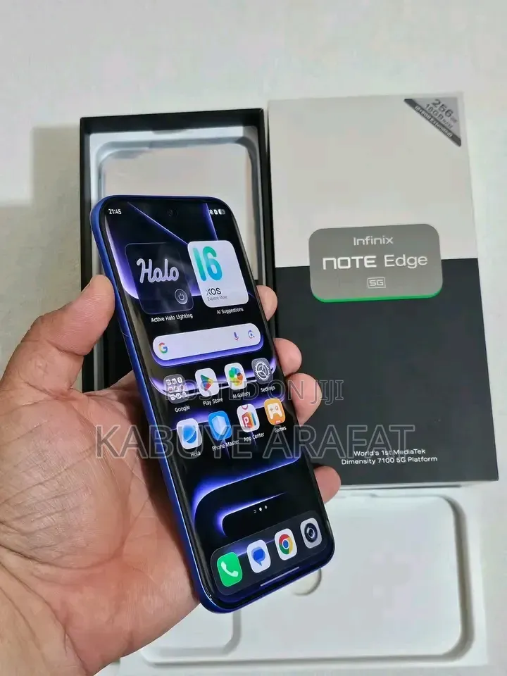 New Infinix Note Edge 256 GB Silver