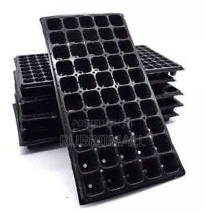 Black Plastic Seedling Tray 50 Cells