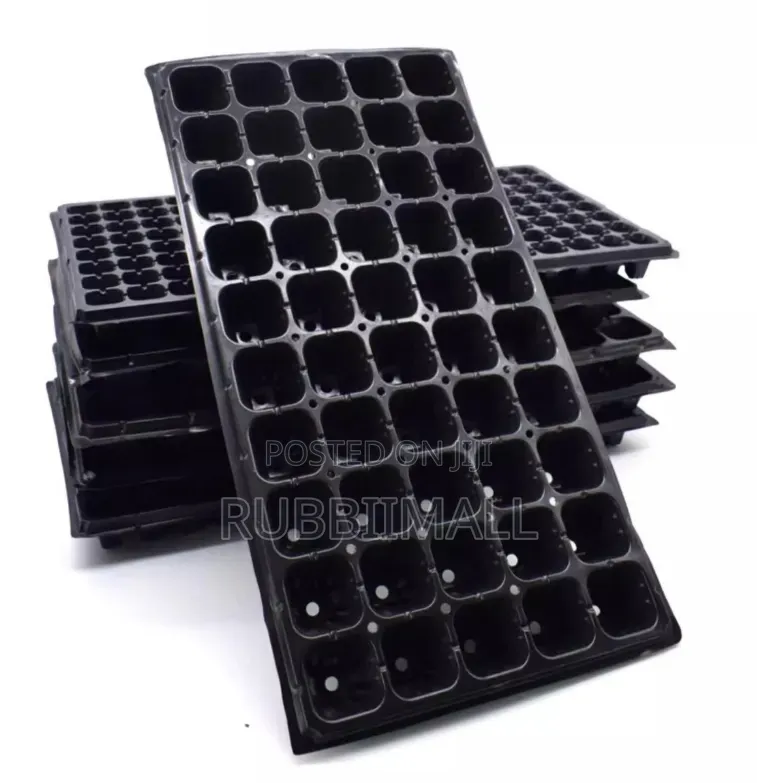 Black Plastic Seedling Tray 50 Cells