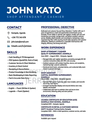 Professional CV + Application Letter -