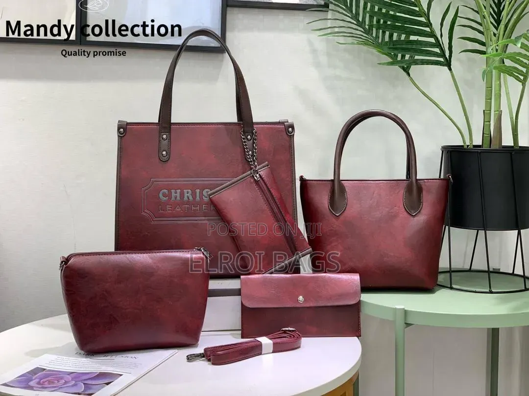 5 Piece Leather Handbags
