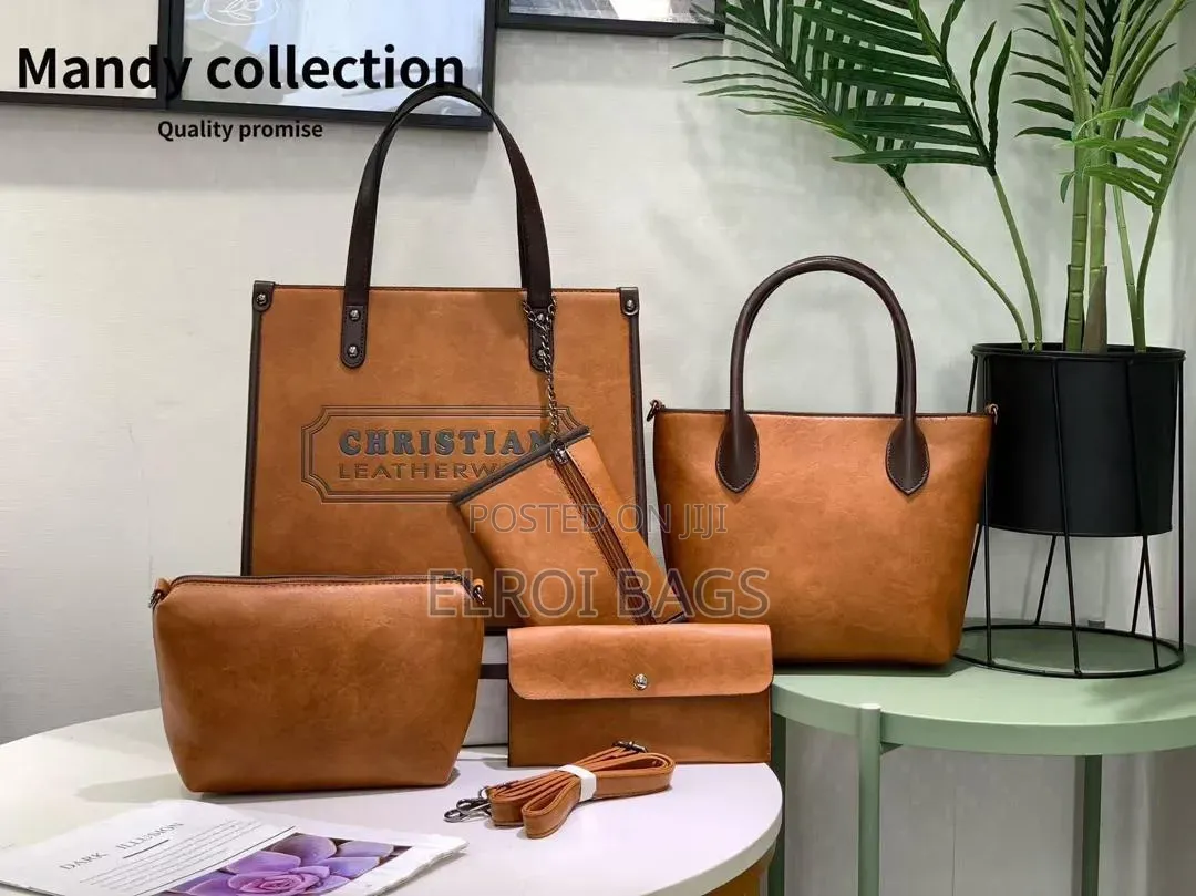 5 Piece Leather Handbags
