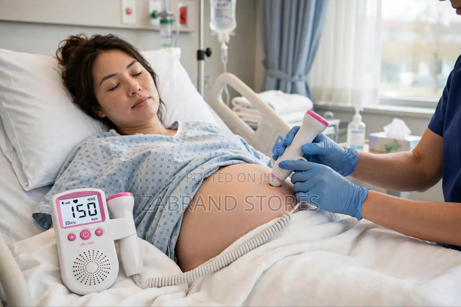 Portable Fetal Doppler Machine/Baby Heart Monitor