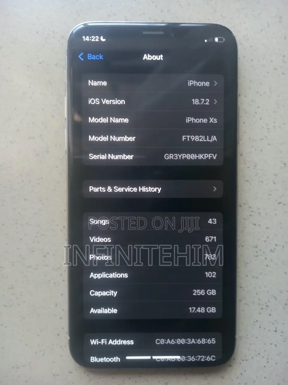 Apple iPhone XS 256 GB