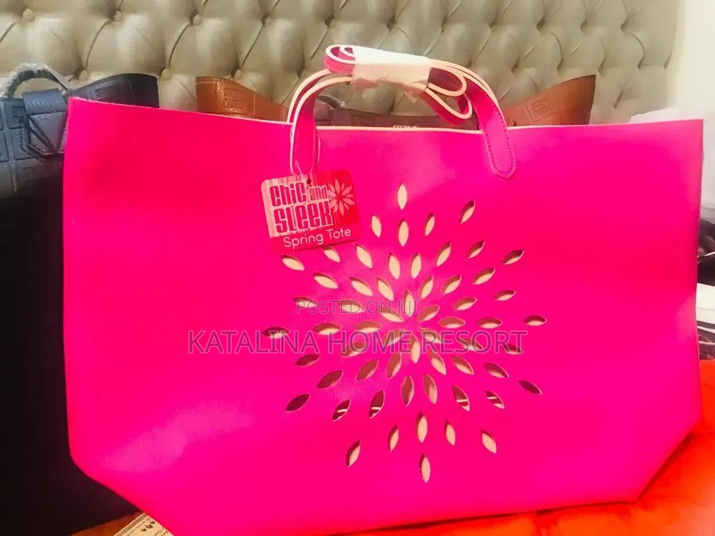 Pink Tote Bag