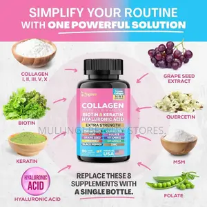 Zoyava Multi Collagen Peptides Capsules 14-in-1Extra Strength USA 