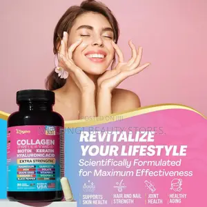 Zoyava Multi Collagen Peptides Capsules 14-in-1Extra Strength USA 