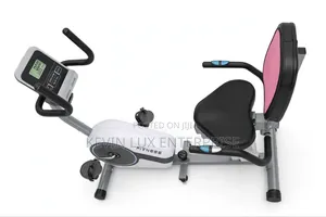 Recumbent Exercise Bike-White