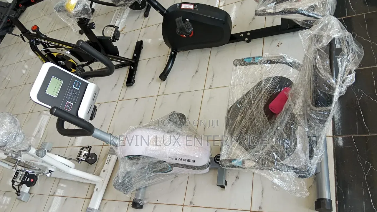 Recumbent Exercise Bike-White