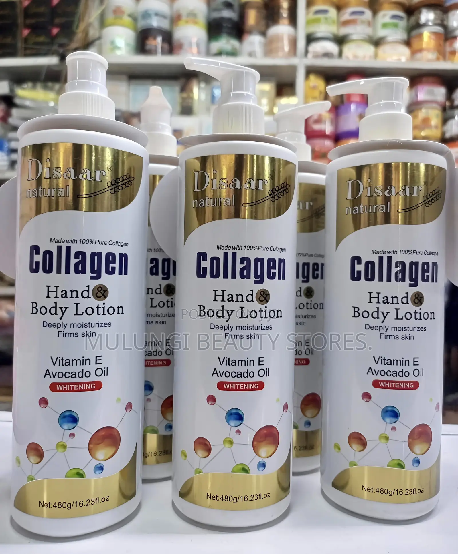 Disaar Collagen Anti Aging Body Lotion With Vitamin E and Avocado Oil