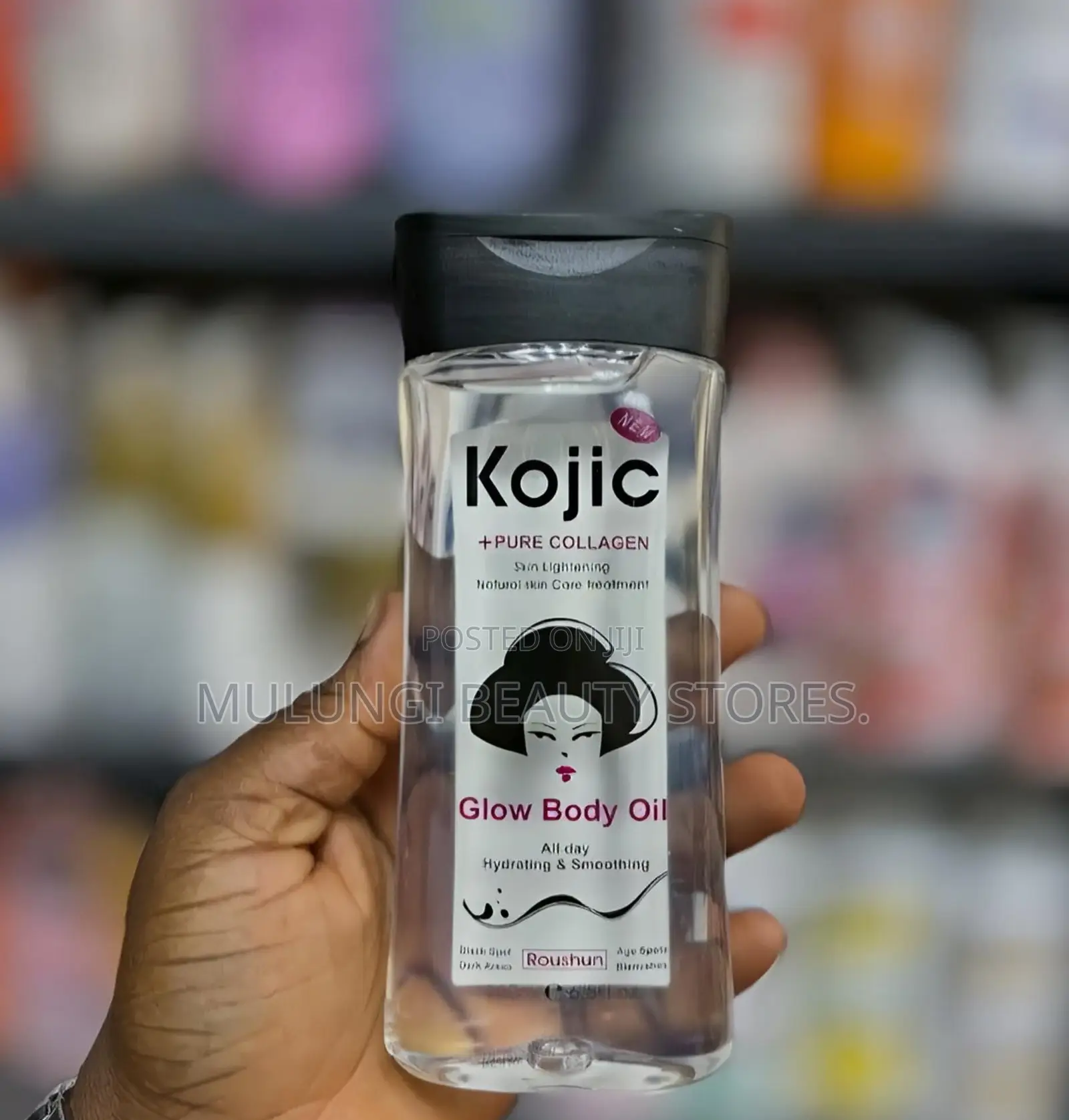 Roushun Kojic + Pure Collagen Skin Lightening Glow Body Oil (200 Ml