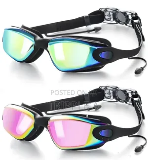 Anti Fog Mirror Coated Swimming Goggles