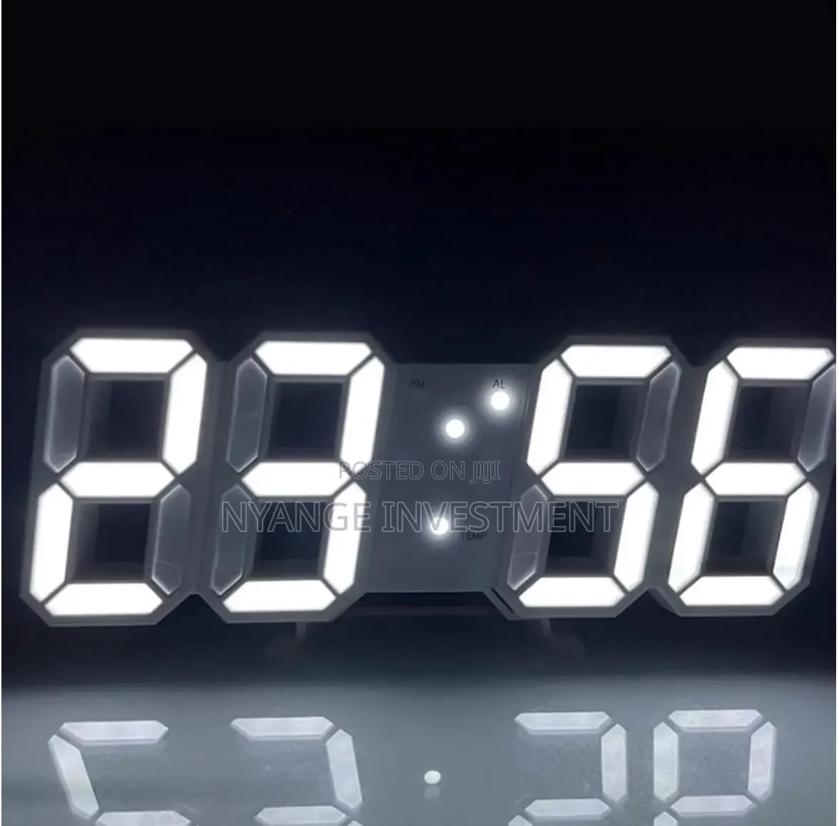 Beauenty 3D LED Digital Clock Extra Large 23cm by 9cm Table Wall