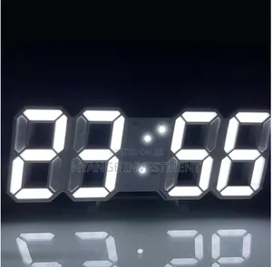 Beauenty 3D LED Digital Clock Extra Large 23cm by 9cm Table Wall