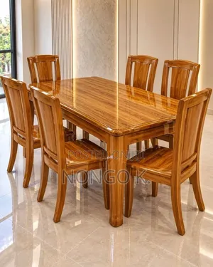 Set of Dinning Chairs and the Square Table
