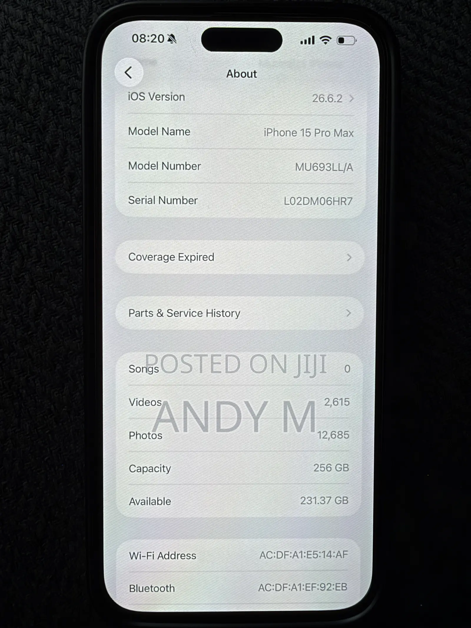 Apple iPhone 15 Pro Max 256 GB Gray