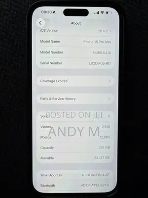 Apple iPhone 15 Pro Max 256 GB Gray