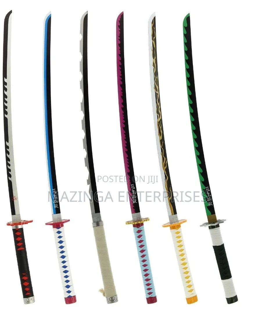 Steel Storm Sakura Katana Sword Demon Slayer Anime for Display