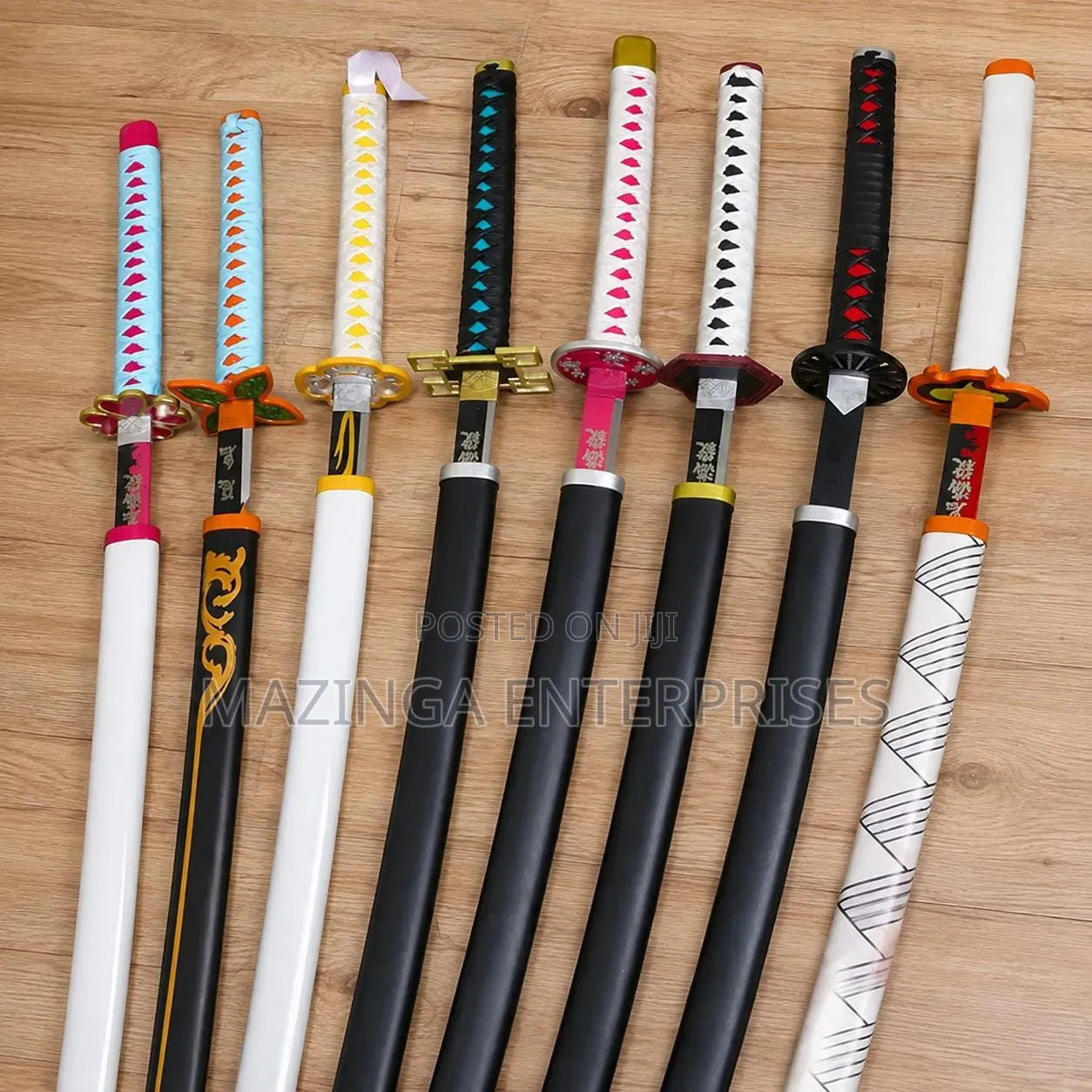 Steel Storm Sakura Katana Sword Demon Slayer Anime for Display
