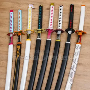 Steel Storm Sakura Katana Sword Demon Slayer Anime for Display