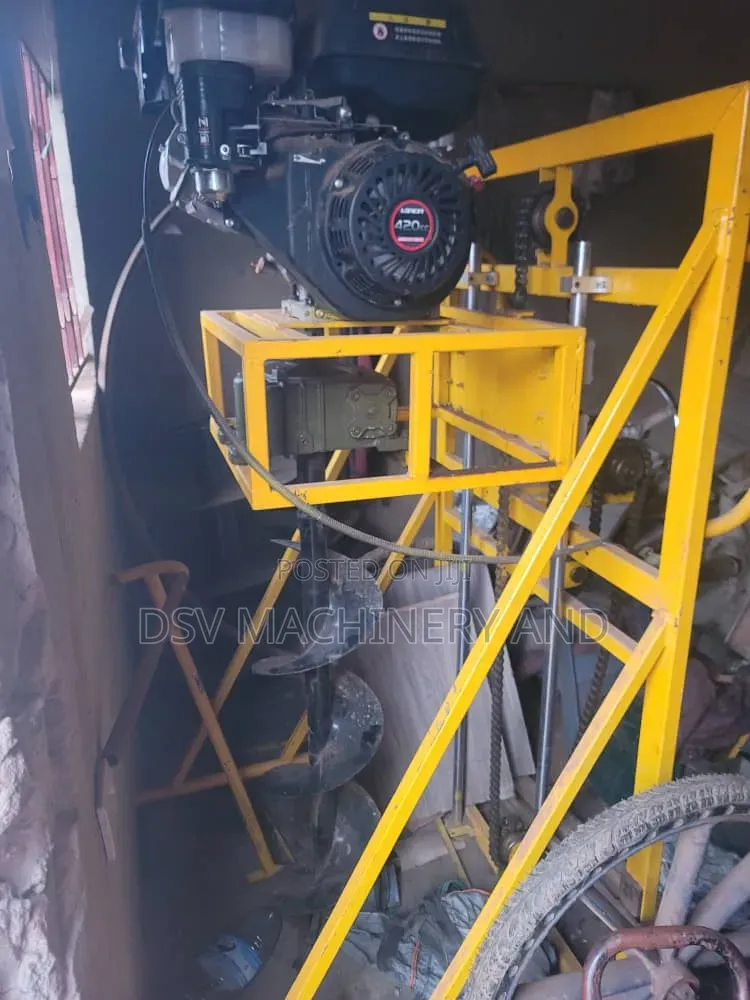 420cc Four Stroke Gasoline Earth Auger Pit Digger Coffee Matooke