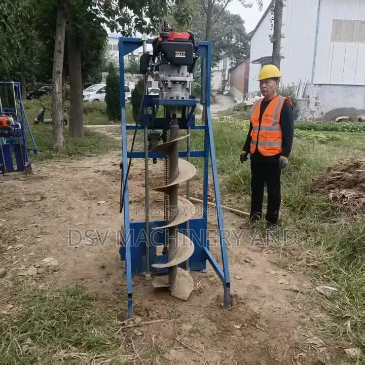 420cc Four Stroke Gasoline Earth Auger Pit Digger Coffee Matooke