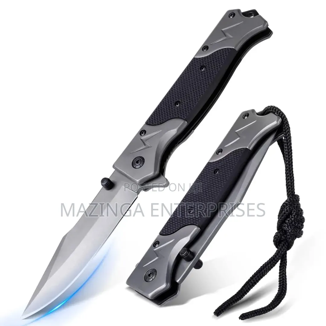 Rolgno Stainless Steel Folding Pocket Knife EDC Outdoor Survival Knife
