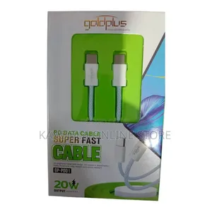 Gold Plus 20W, USB- C Super Fast Data Cables for Samsung & iPhone