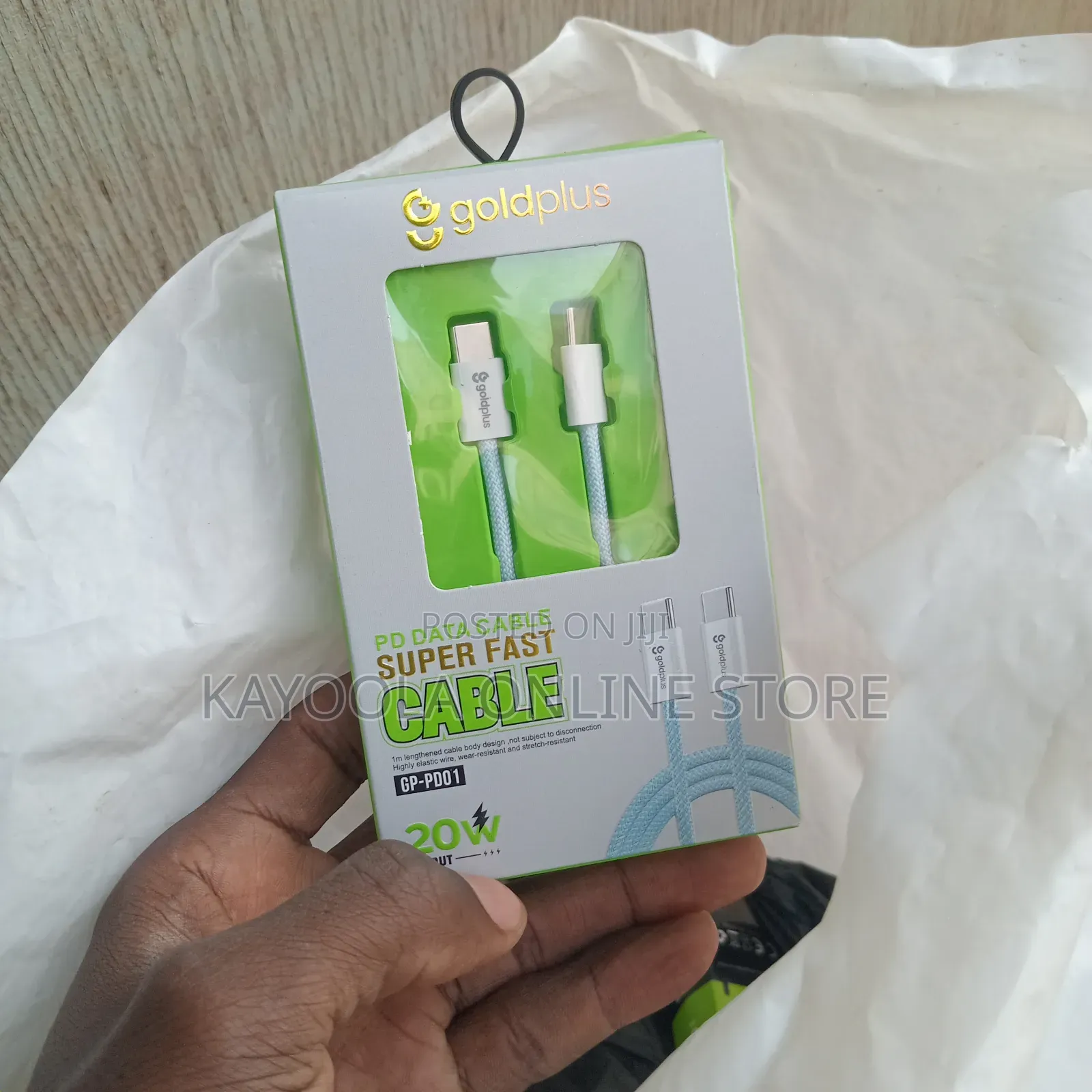 Gold Plus 20W, USB- C Super Fast Data Cables for Samsung & iPhone