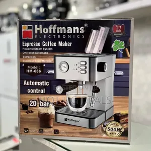 Hoffmans 20-Bar Espresso Machine (1500W) | Model HM-686