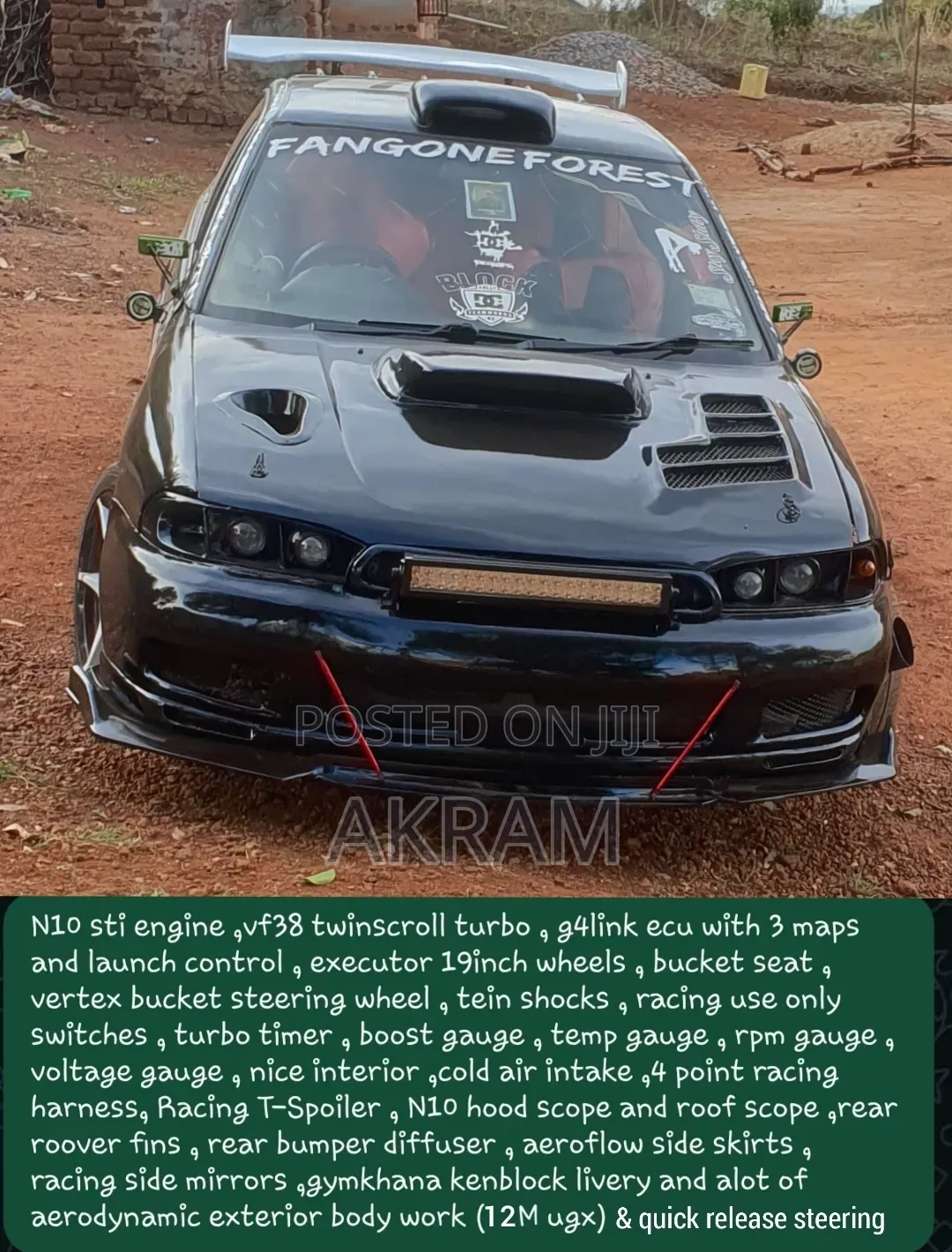 Subaru Impreza 2.0 WR1 2004 Black