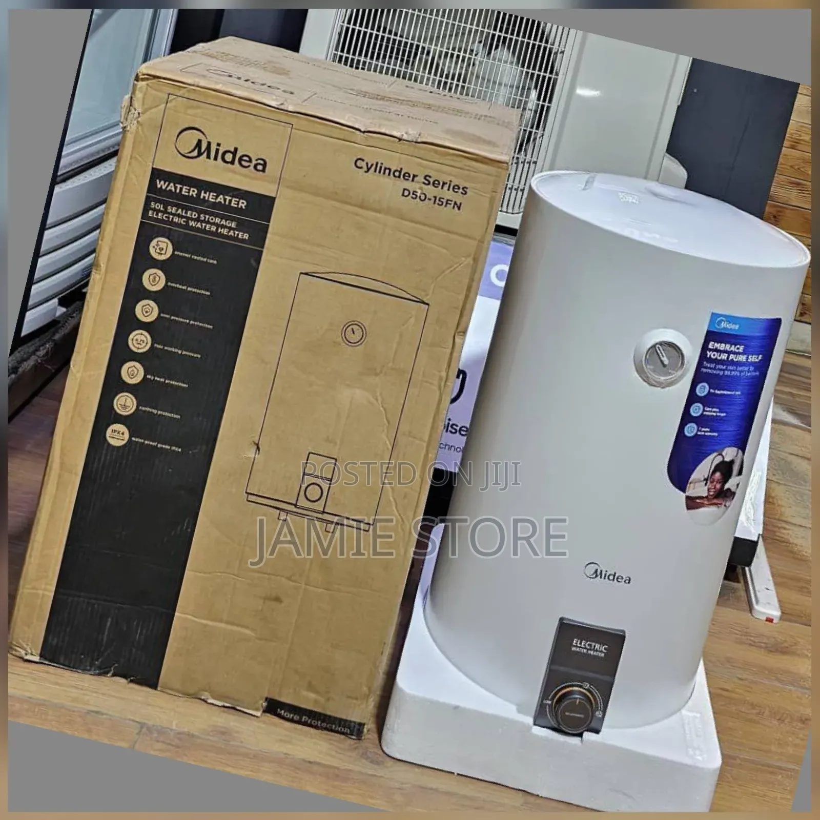 Midea Water Heater 50l / Cylinder Series D50_15FN WATER HEATER
