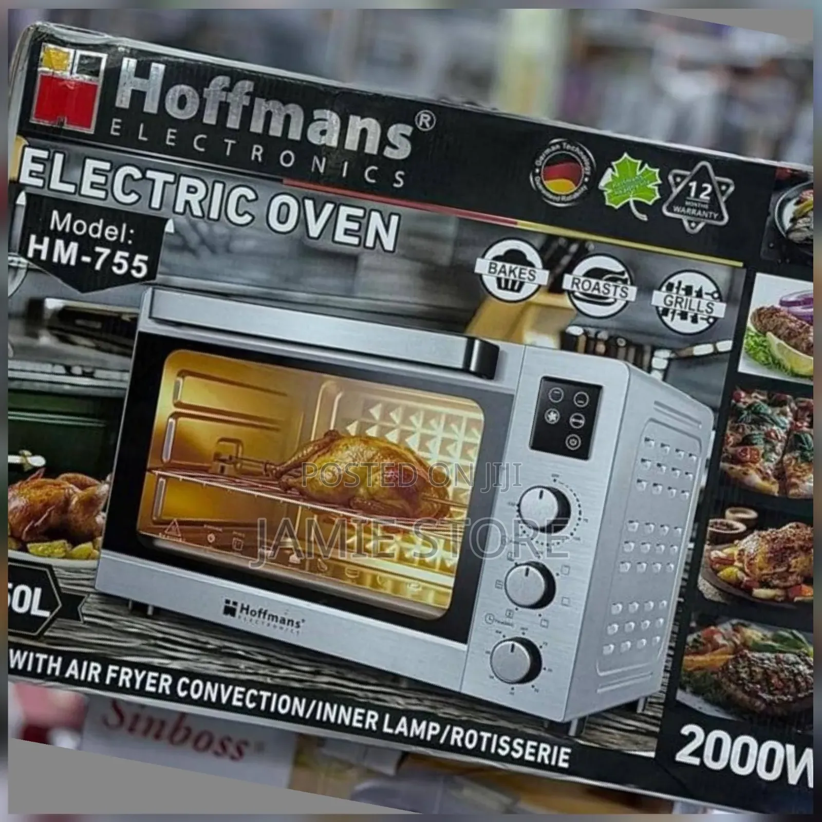 Hoffman Electric Oven 50l